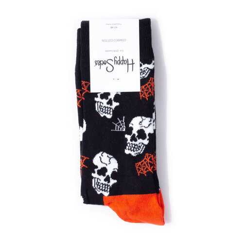 Носки Happy Socks Halloween Skull разноцветные 40-46 в Бюстье