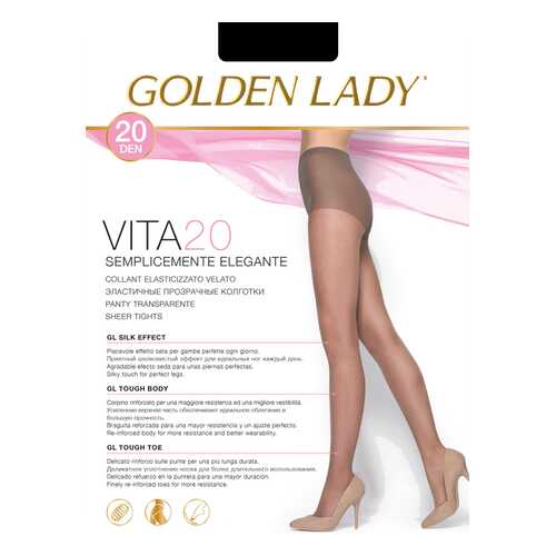 Колготки Golden Lady VITA 20, nero, 5/XL в Бюстье