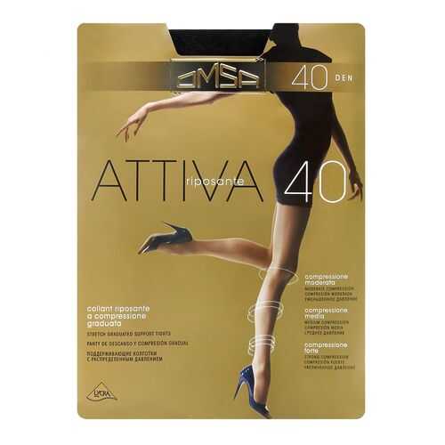 Колготки Omsa ATTIVA 40 / Nero (Черный) / 5 (XL) в Бюстье